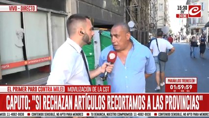 Desconcentra la gente tras la marcha de la CGT: hablan los manifestantes