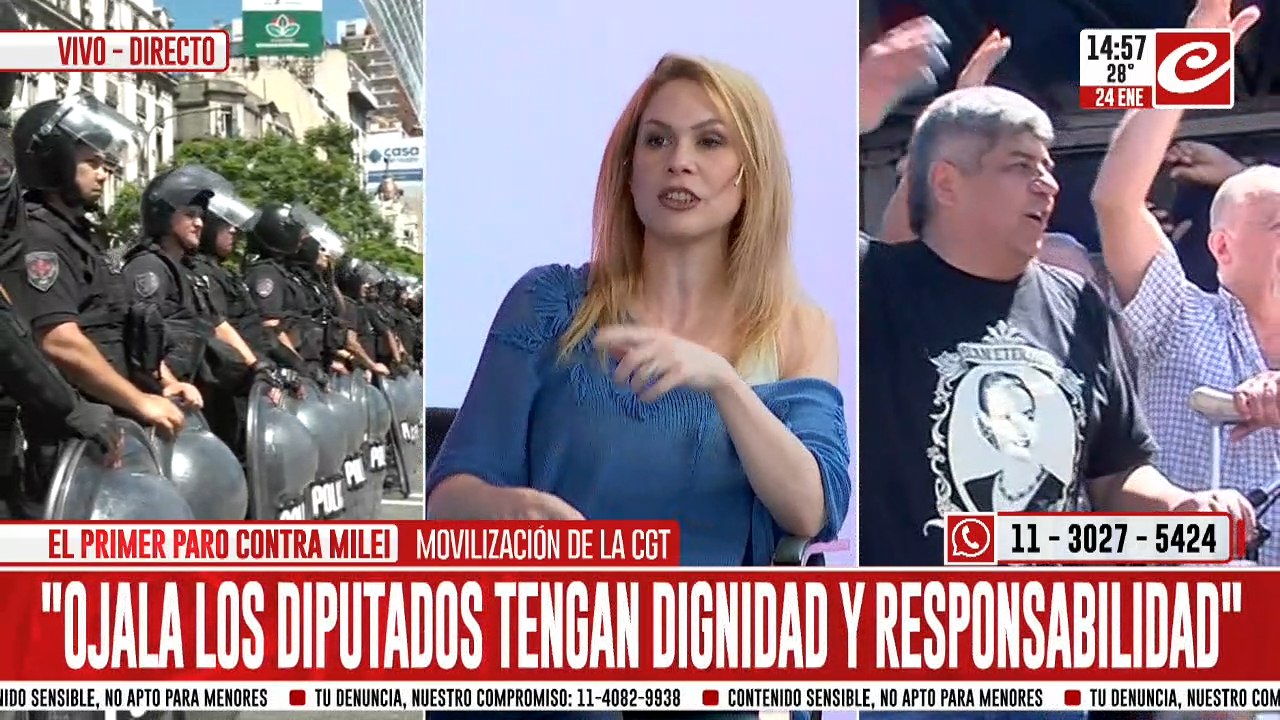 Lilia Lemoine: "No somos nosotros quienes queremos vender la patria"