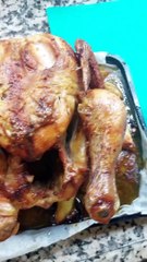 A Whole Chicken Cooked In The Air Fryer