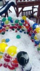 Michigan Family Builds an Igloo in the Backyard