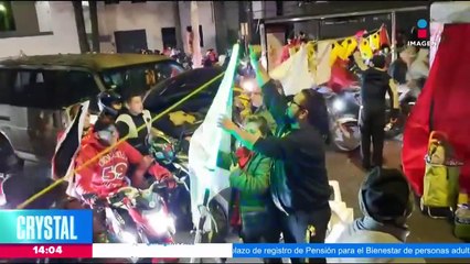 Mujer avienta automóvil a manifestantes en Molino del Rey, CDMX