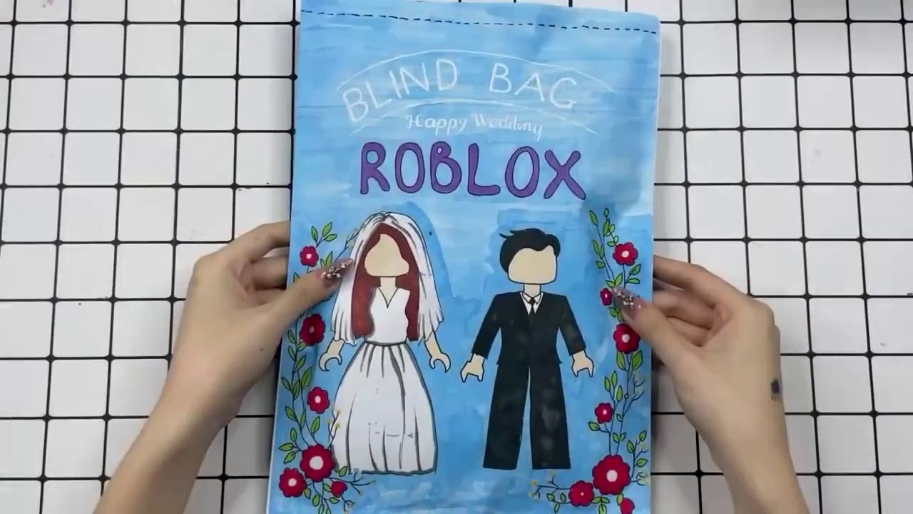 My first video on daily motion|Homemade Roblox wedding blind bag pinch paper toys handmade diy blind bag decompression toys handmade toys #handmade toys