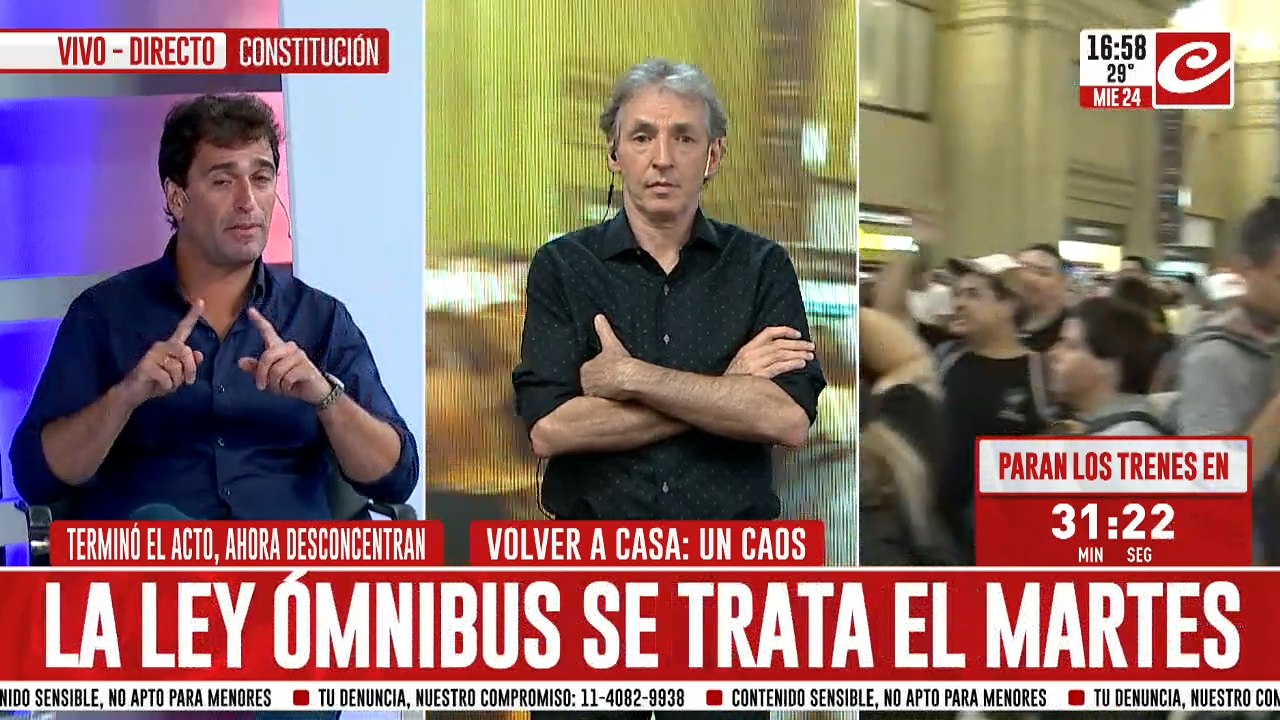 Gabriel Solano: "No nos podemos quedar en nuestras casas cuándo se le está robando a los jubilados"