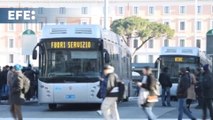 Sindicatos cifran en el 70 % la adhesión a la huelga de transportes en ciudades Italianas