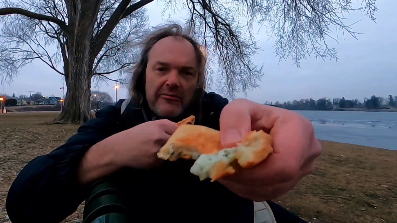 TIM HORTONS Pastry Herb & Garlic. Jalapeños Review