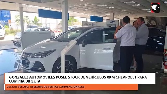González Automóviles posee stock de vehículos 0KM Chevrolet para compra directa