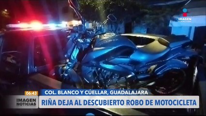 Hombre es detenido por presunto robo de motocicleta