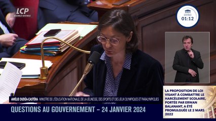 Questions au Gouvernement - Questions au Gouvernement du mercredi 24 janvier 2024