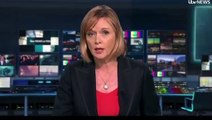 ITV News reporting Israeli war crimes, captured on live