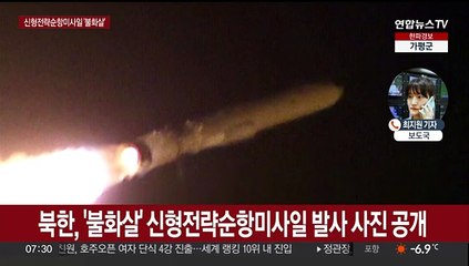 북한 "어제 신형 전략순항미사일 '불화살' 시험발사"
