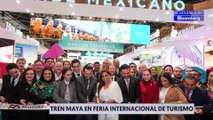 Promocionan al Tren Maya en la Feria Internacional de Turismo en Madrid