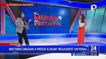 Ecuador: Militares obligan a presos a dejar limpio un penal