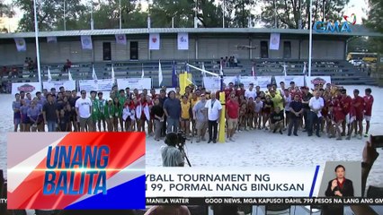 Beach volleyball tournament ng NCAA Season 99, pormal nang binuksan | UB
