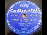 Edith Piaf - Amour Du Mois De Mai (1948)