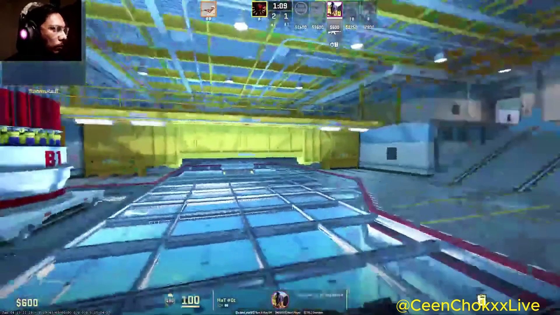 CS2 Highlights Premier Gameplay Nuke Map Match 9K Elo To 12K Elo Ceen Chokxx #CS2 #cs2highlights