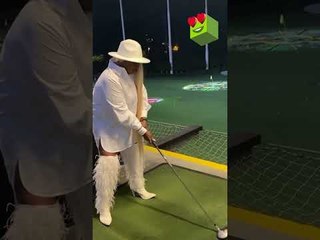 Quavo’s Mom Goes To Driving Range For Her B-Day