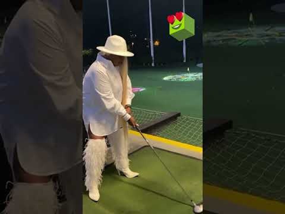 Quavo’s Mom Goes To Driving Range For Her B-Day