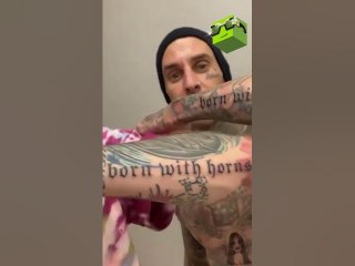 Machine Gun Kelly + Travis Barker Twin W/ New Tattoos