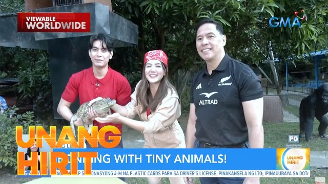 Bonding with Tiny Animals kasama sina Jenzel Angeles at Kim Perez | Unang Hirit