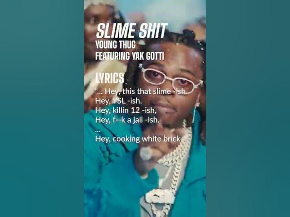 Behind The Lyrics That Nabbed Young Thug, Gunna & YSL - Slime *hit #shorts