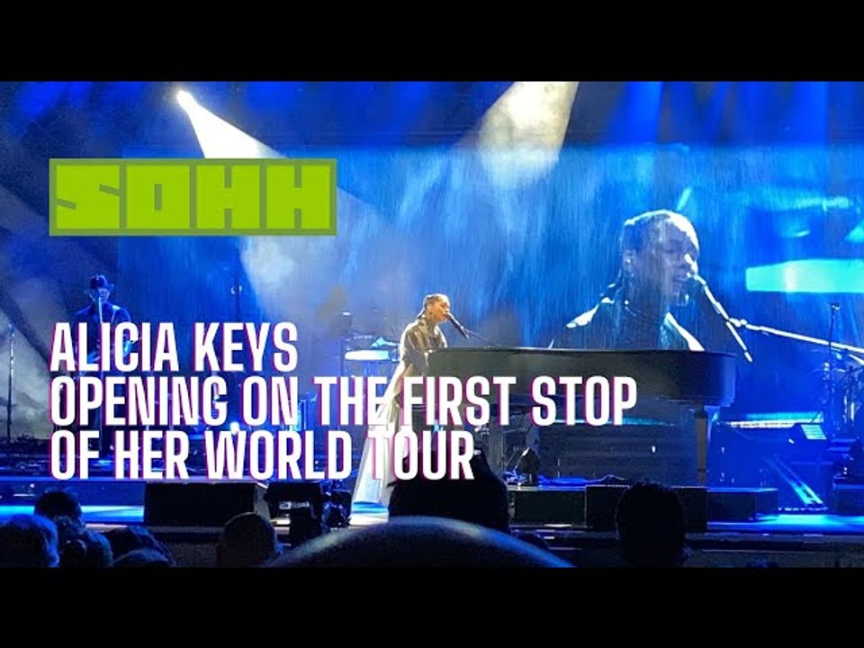 Alicia Keys Opening On The First Stop Of Her World Tour