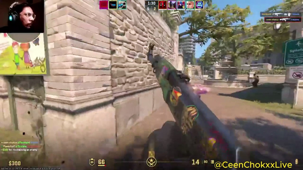 CS2 Highlights Premier Gameplay Solo Match Making 9K Elo To 16K Elo Ceen Chokxx #CS2 #cs2highlights