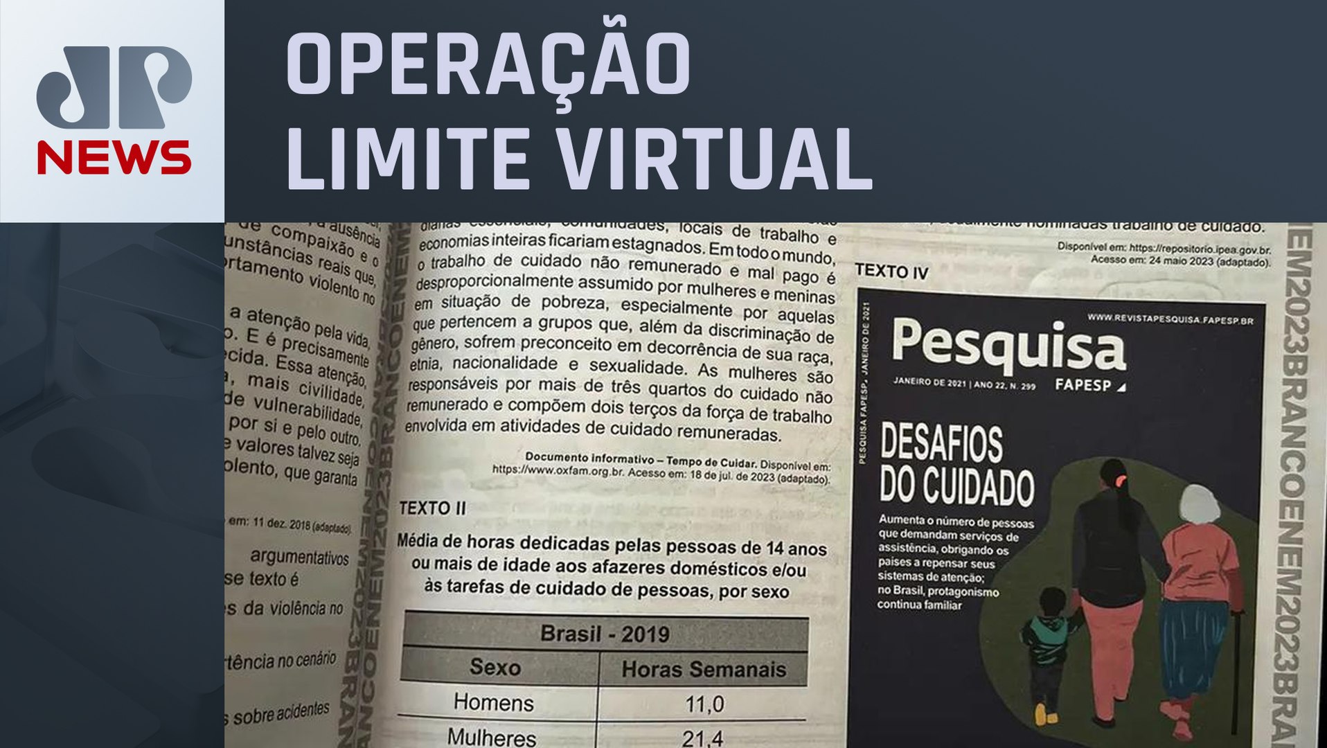 PF cumpre mandado contra suspeito de vazar tema de redação da prova do Enem