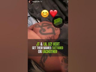 JT & Lil Uzi Vert Get Their Names Tattooed