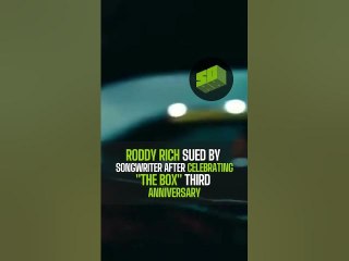 Roddy Rich Sued By Songwriter After Celebrating"The Box" Third Anniversary