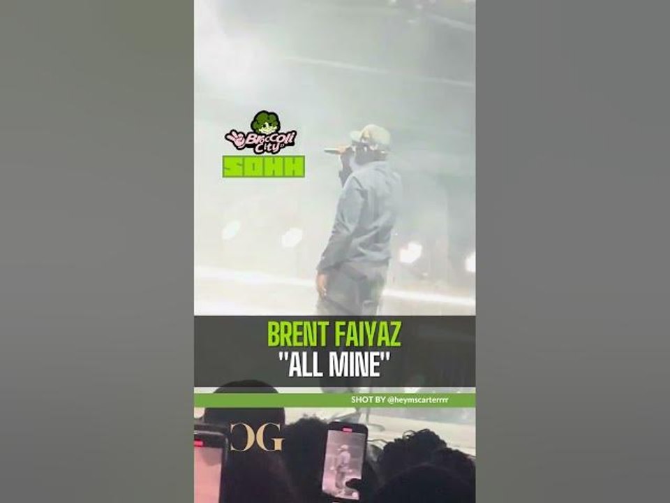 #BrentFaiyaz Performs All Mine at #broccolicityfestival #shorts