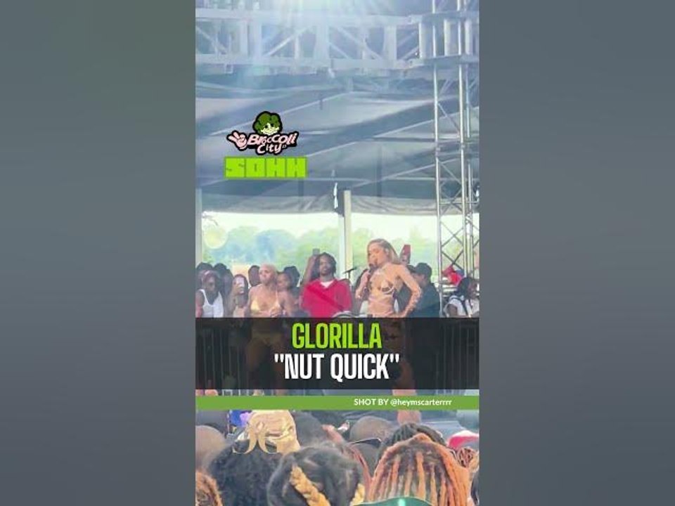 #GloRilla performs Nut Quick at #broccolicityfestival