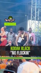 #KodakBlack performs No Flockin at #broccolicityfestival