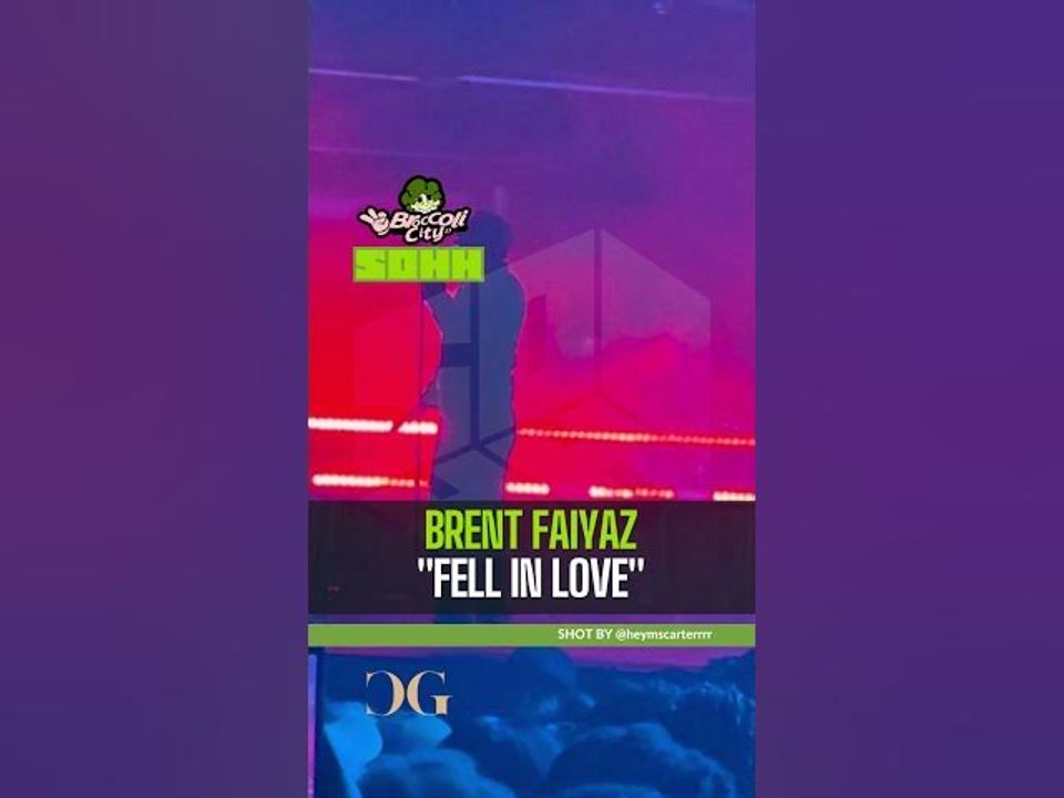 #BrentFaiyaz Performs Fell In Love at #broccolicityfestival #shorts