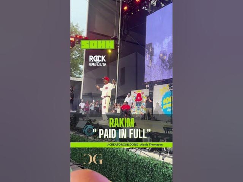 Rock The Bells 2023: Rakim "Paid In Full"