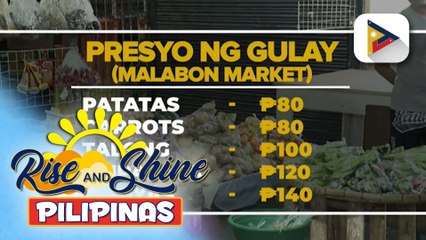 Update sa presyo ng ilang bilihin sa Malabon Market
