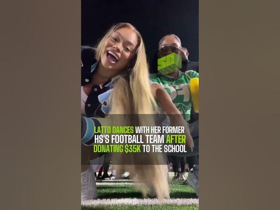 Latto Dances With Her Former HS's Football Team After Donating $35K To The School