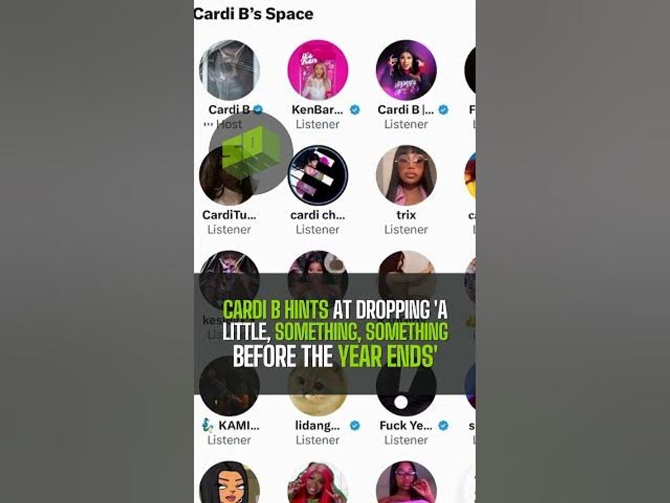 Cardi B Hints At Dropping 'A Little, Something, Something Before The Year Ends'
