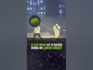 50 Cent Brings Out Ed Sheeran During His London Concert