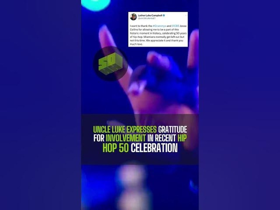 Uncle Luke Expresses Gratitude For Involvement In Recent Hip-Hop 50 Celebration