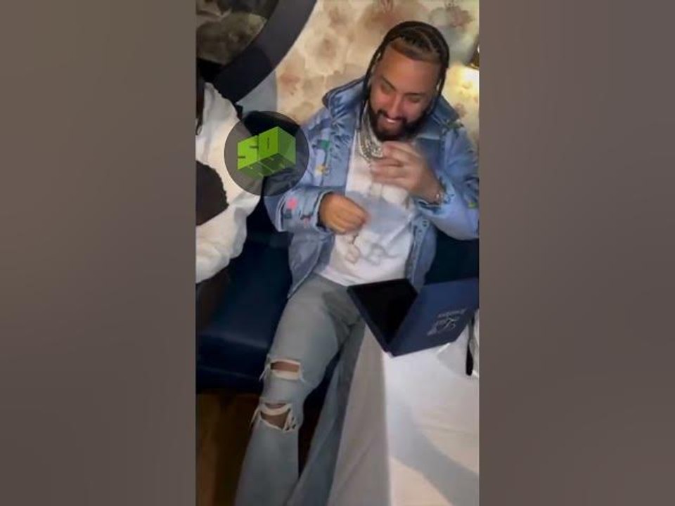 French Montana Gifts DThang Gz A 'Coke Boyz' Chain Upon His Prison Release