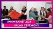 Union Budget 2024: Finance Minister Nirmala Sitharaman Takes Part In Customary Halwa Ceremony
