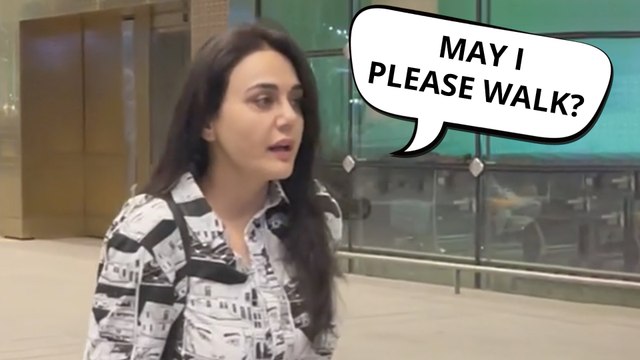 May I Please Walk Preity Zinta's Sarcastic Talks For Paparazzis