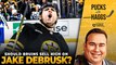 Should Bruins SELL HIGH on Jake DeBrusk? w/ Mick Colageo | Pucks with Haggs