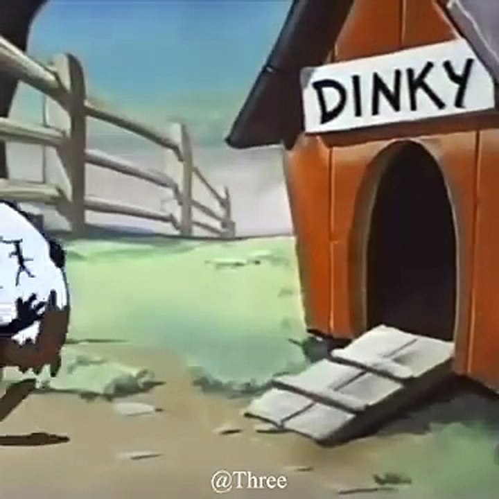 Happy to watch classic cartoon