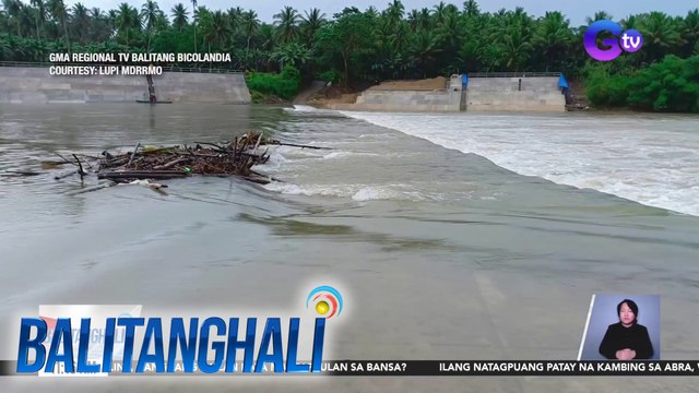 Ilang kalsada, hindi madaanan dahil sa pag-apaw ng dalawang spillway sa Brgy. San Jose Alanao | BT