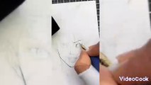 Anime realistic drawing art, ada yang tau namanya siapa?