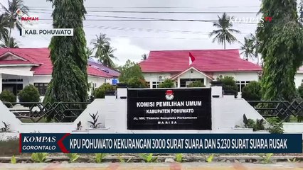 KPU Pohuwato Kekurangan 3000 Surat Suara dan 5.230 Lembar Ditemukan Rusak