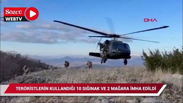Diyarbakır’da teröristlerin kullandığı 10 sığınağı imha edildi