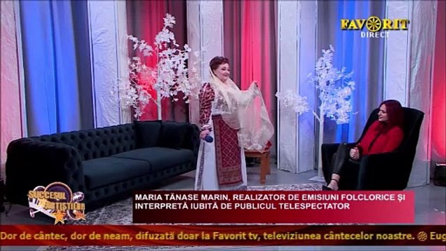 Maria Tanase Marin - Cine-mi zice mie dada (Succesul artistilor - Favorit TV - 22.01.2024)