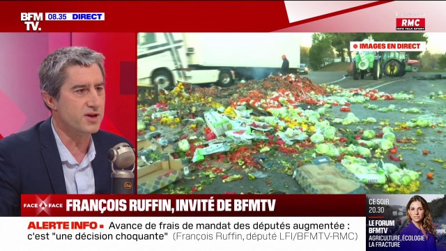 Ouverture des frontières commerciales avec l'Ukraine: À la place d'être du transit, ça a été déversé sur les marchés européens , regrette François Ruffin